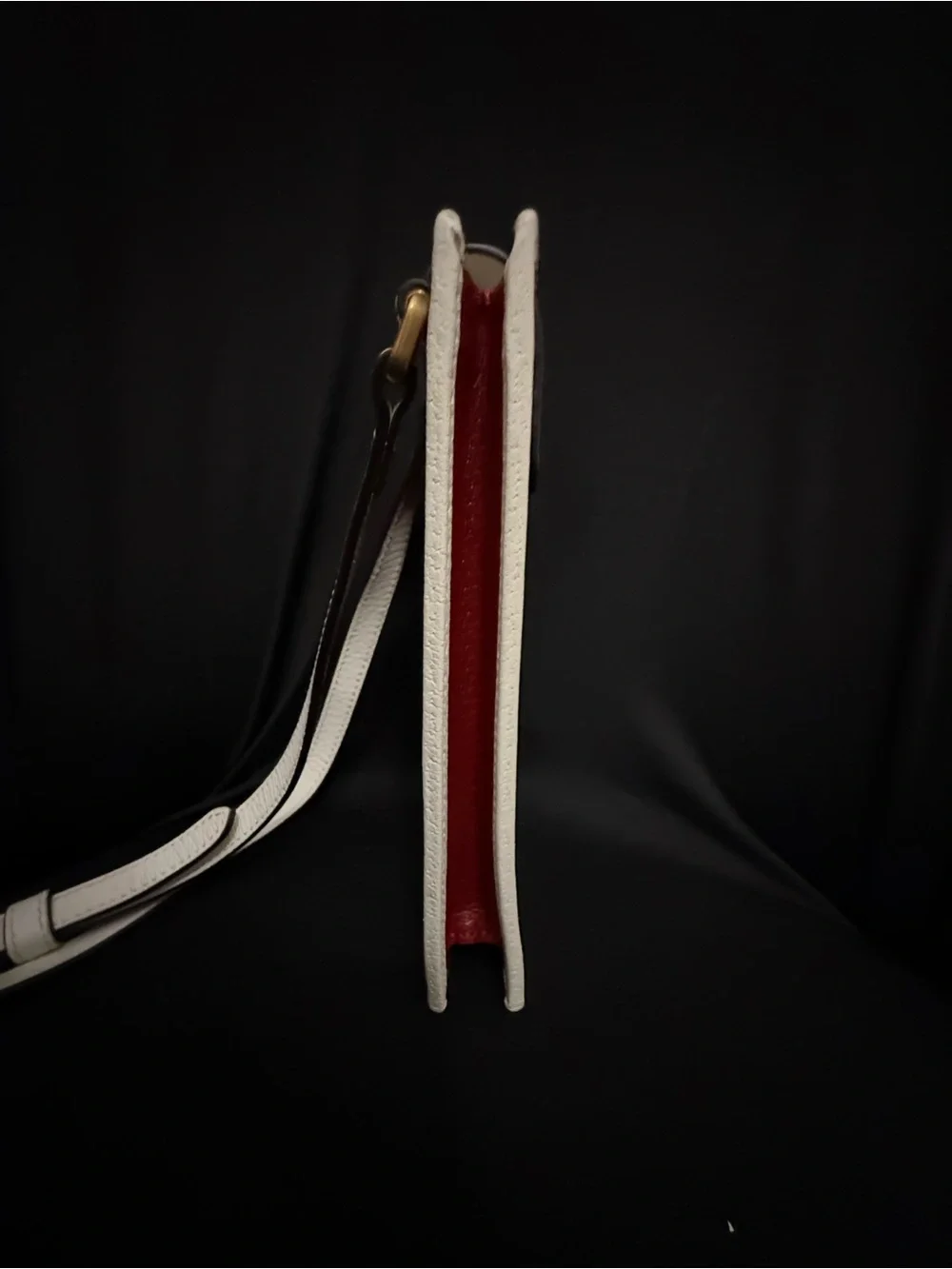 Authentic Gucci Adidas Red & White Logo Crossbody Phone Trefoil Red & Purse - Picture 11 of 14